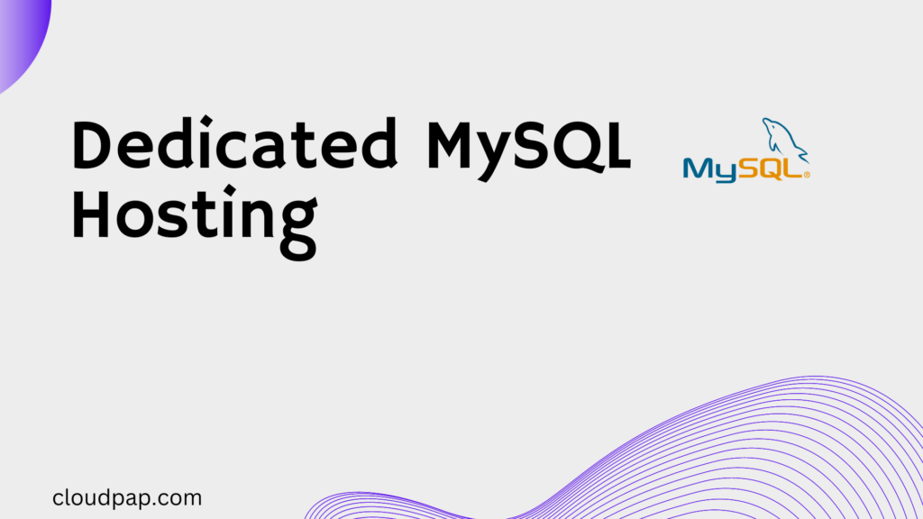 Dedicated MySQL Hosting