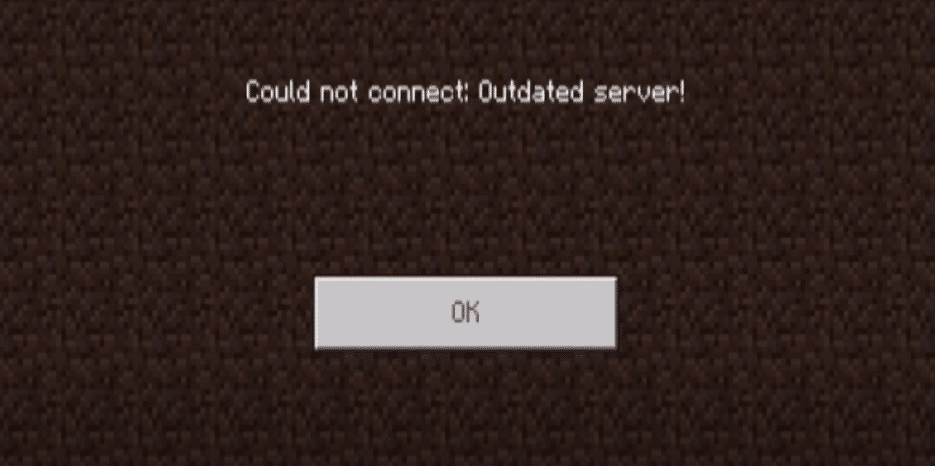 Minecraft server is outdated