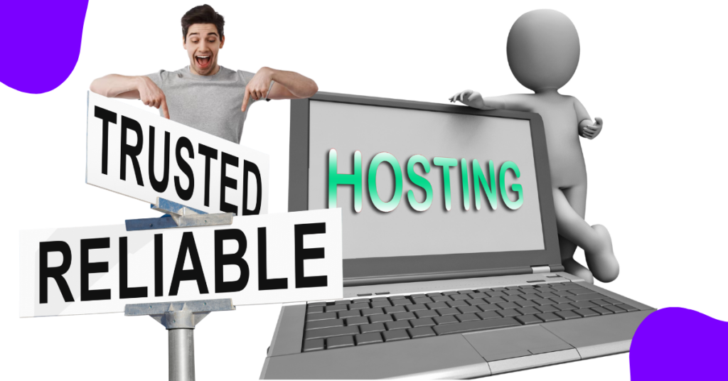 A blog banner on trusted reliable hosting images