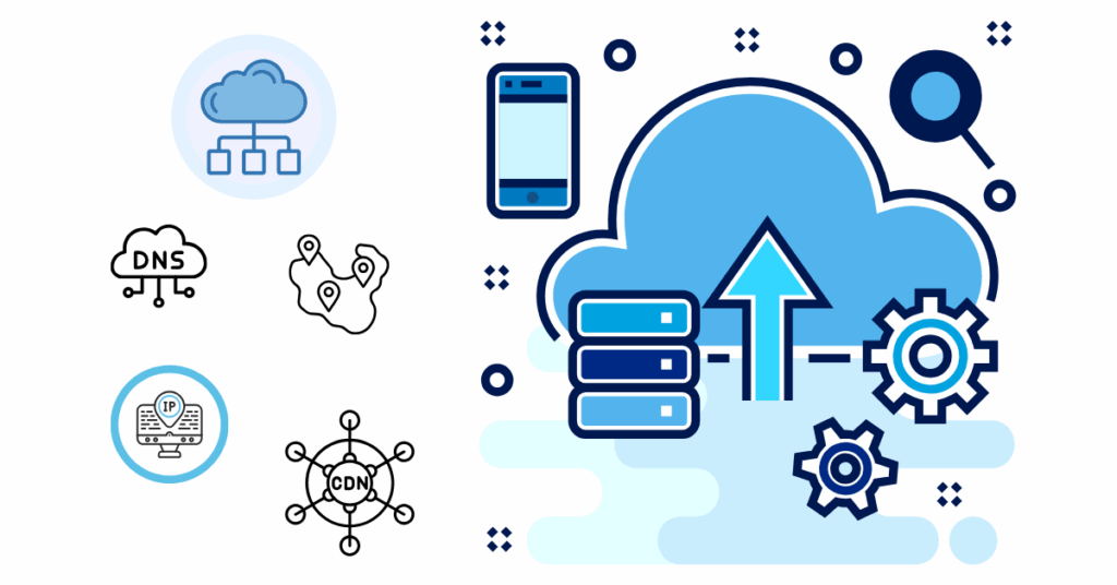 An image on Cloud hosting Network and Delivery Basics