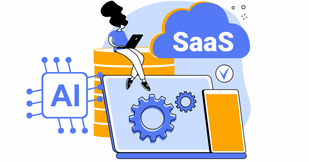 AI-Powered SaaS FEATURES illustration