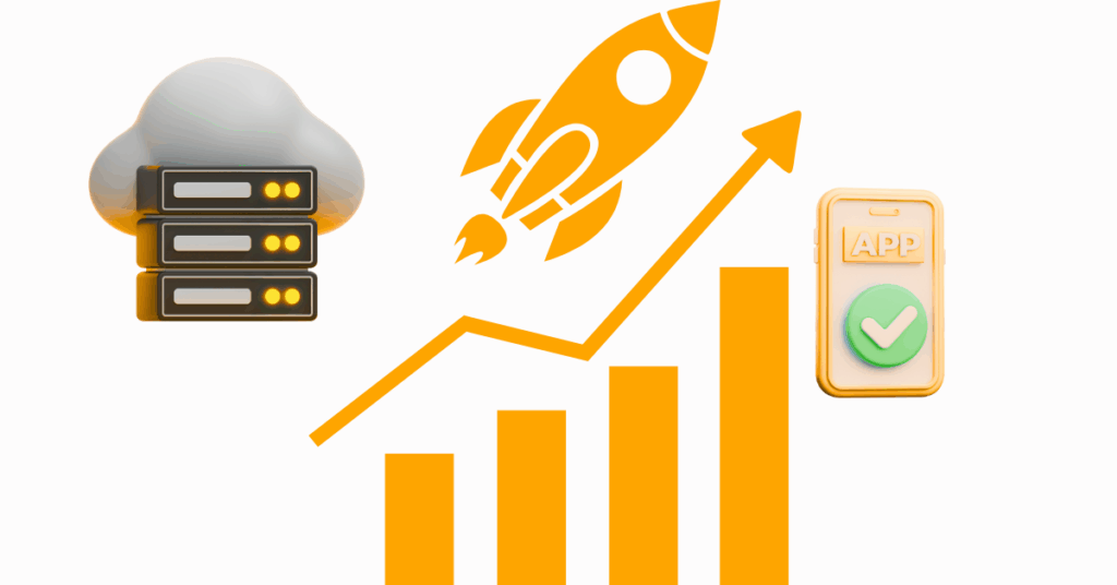 Scaling for Modern Cloud Applications Concept