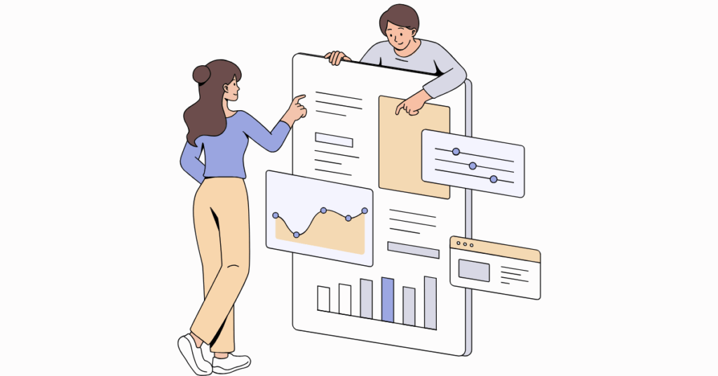 Server Data Analytics Illustration