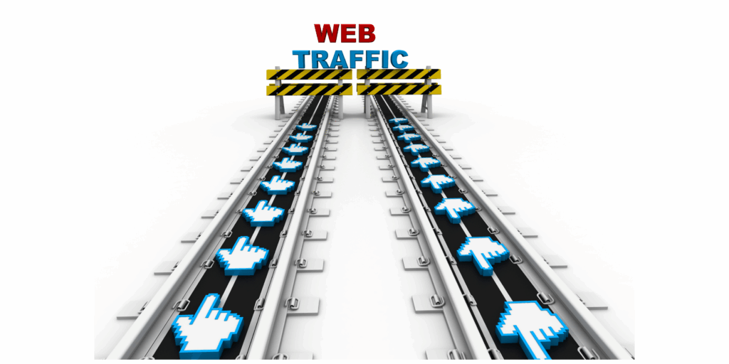 Website Traffic on cloud hosting for business growth